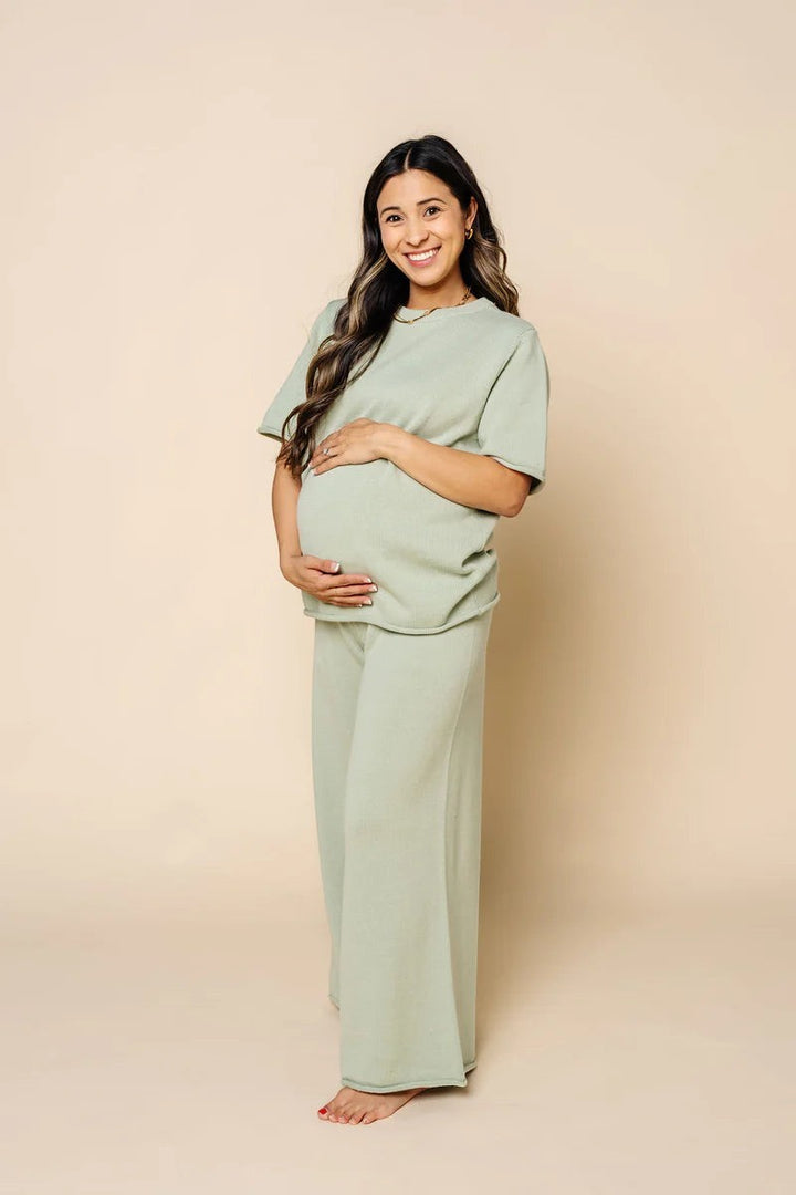 Knit Women's Set - Sage