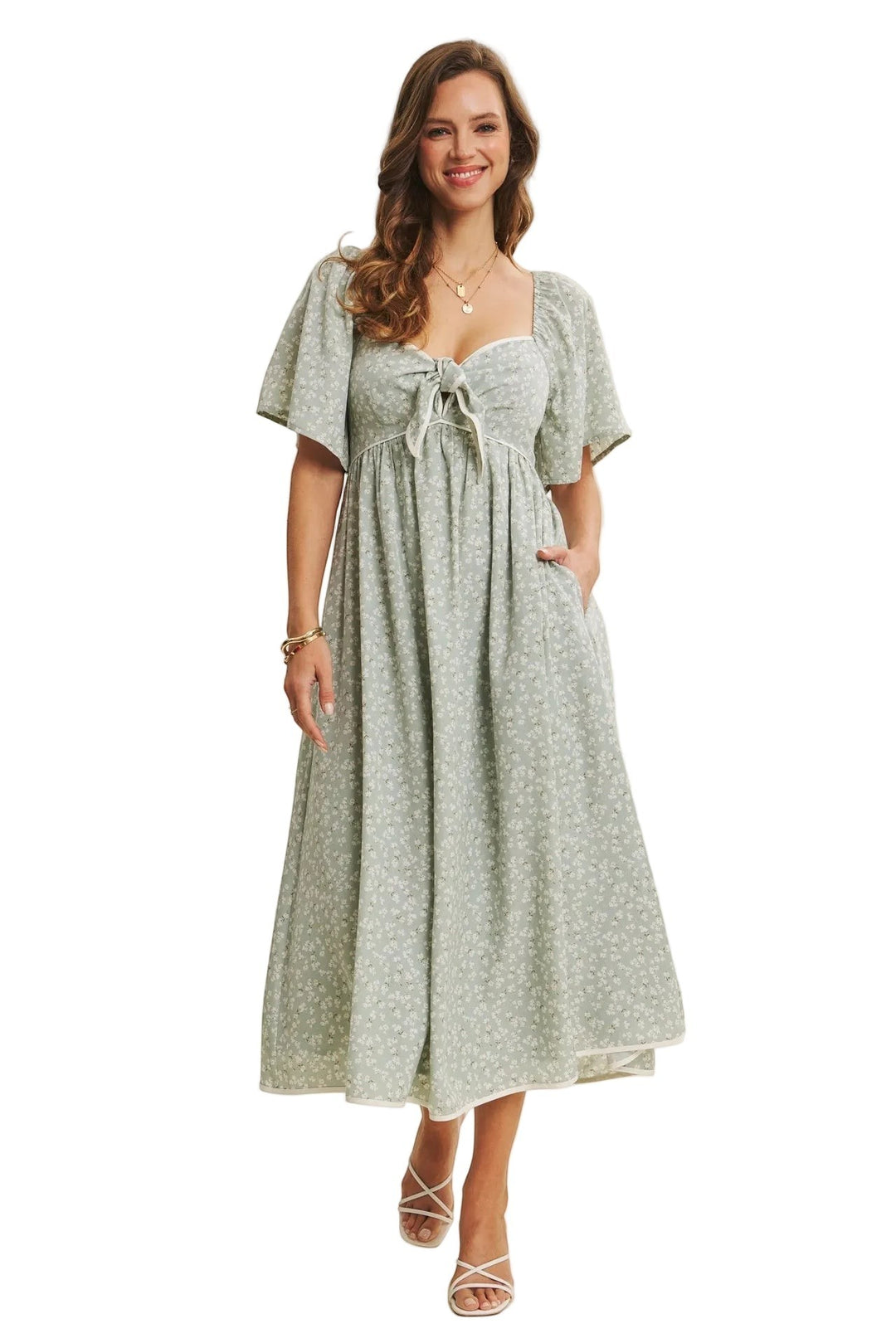 Gracie Dress - Sage