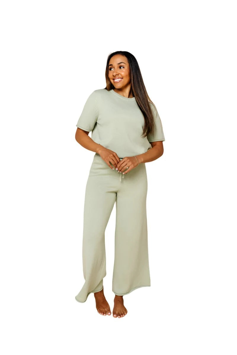 Knit Women's Set - Sage