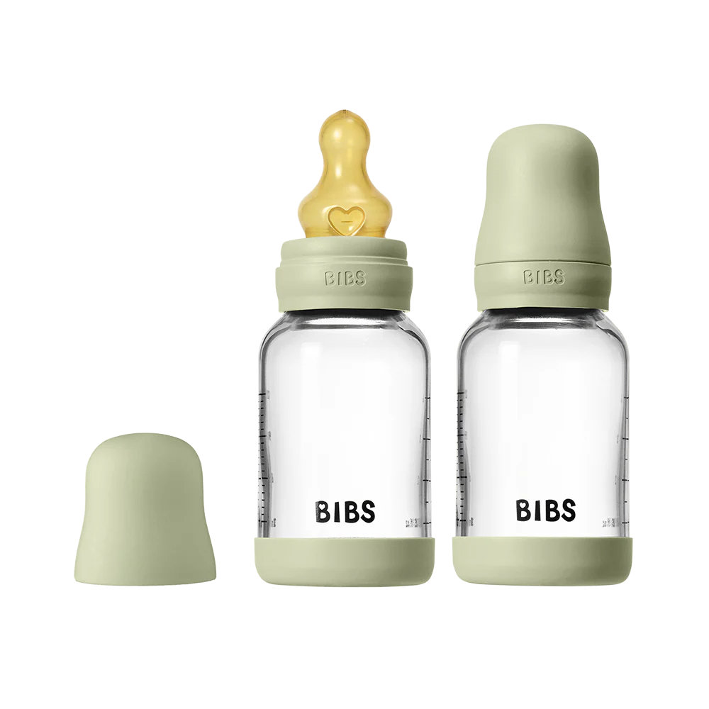 Glass Bottle 4oz 2PK Latex