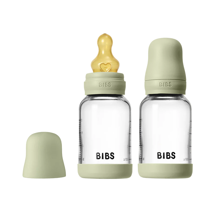Glass Bottle 4oz 2PK Latex