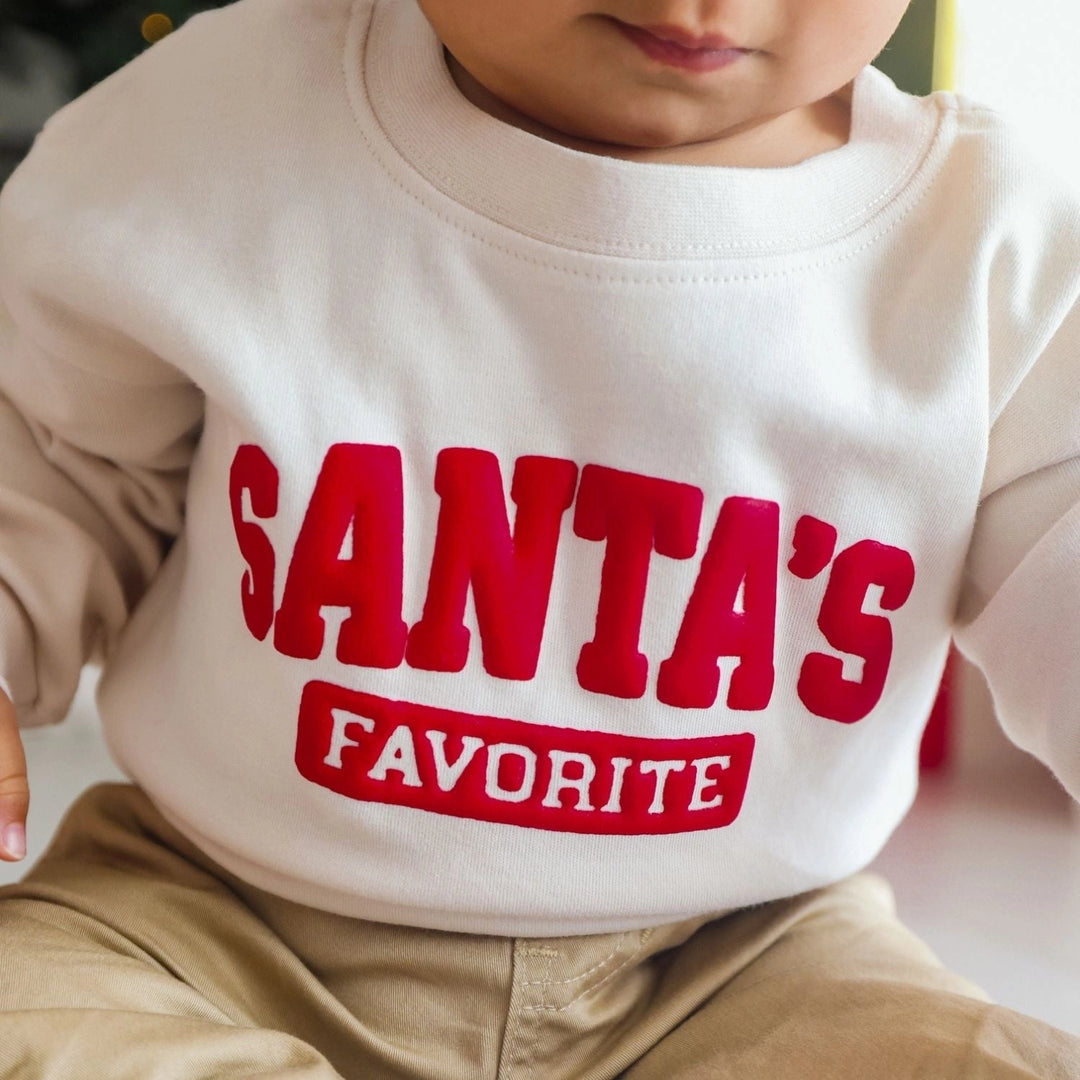 Santa's Favorite Puff Ink Romper
