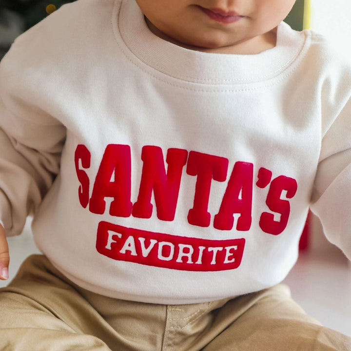 Santa's Favorite Puff Ink Romper