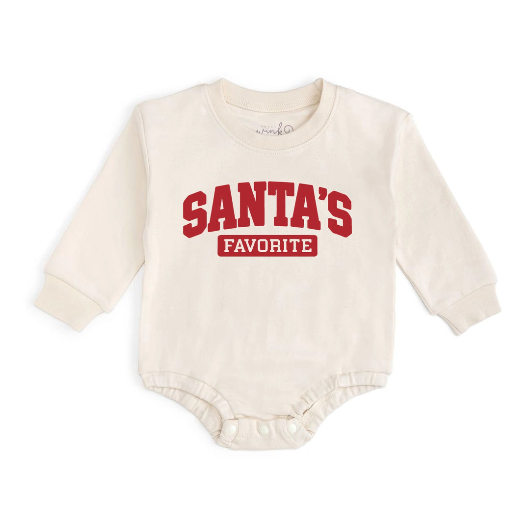 Santa's Favorite Puff Ink Romper