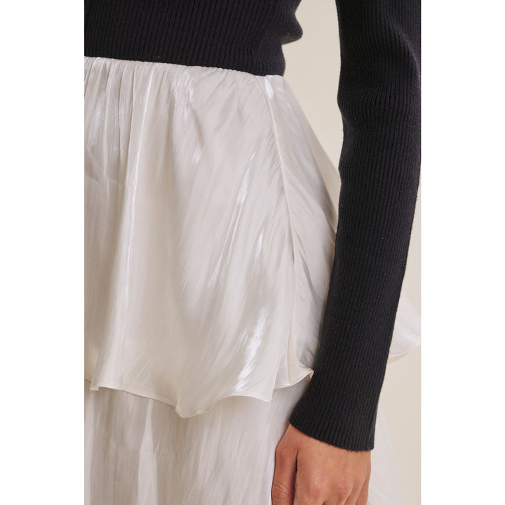 Saskia Dress - Black/Pearl