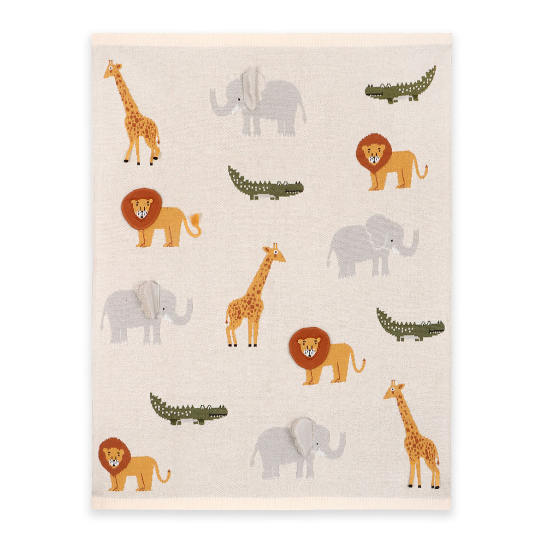 Jacquard Knit Baby Blanket
