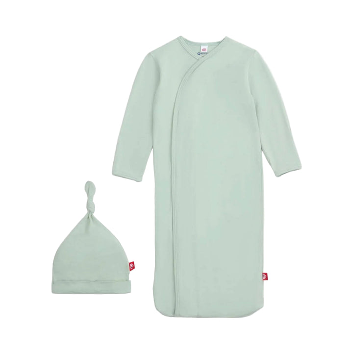 Sea Foam Gown & Hat Set