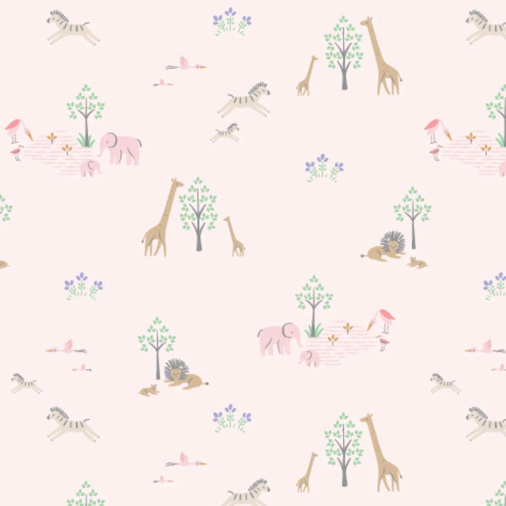 Pink Serene Safari Gown & Hat Set