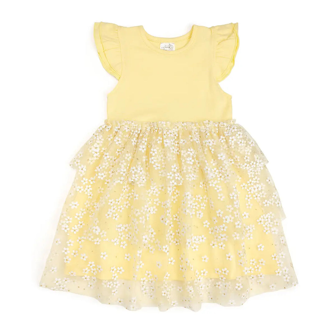 Ditsy Daisy Dress - Sunshine