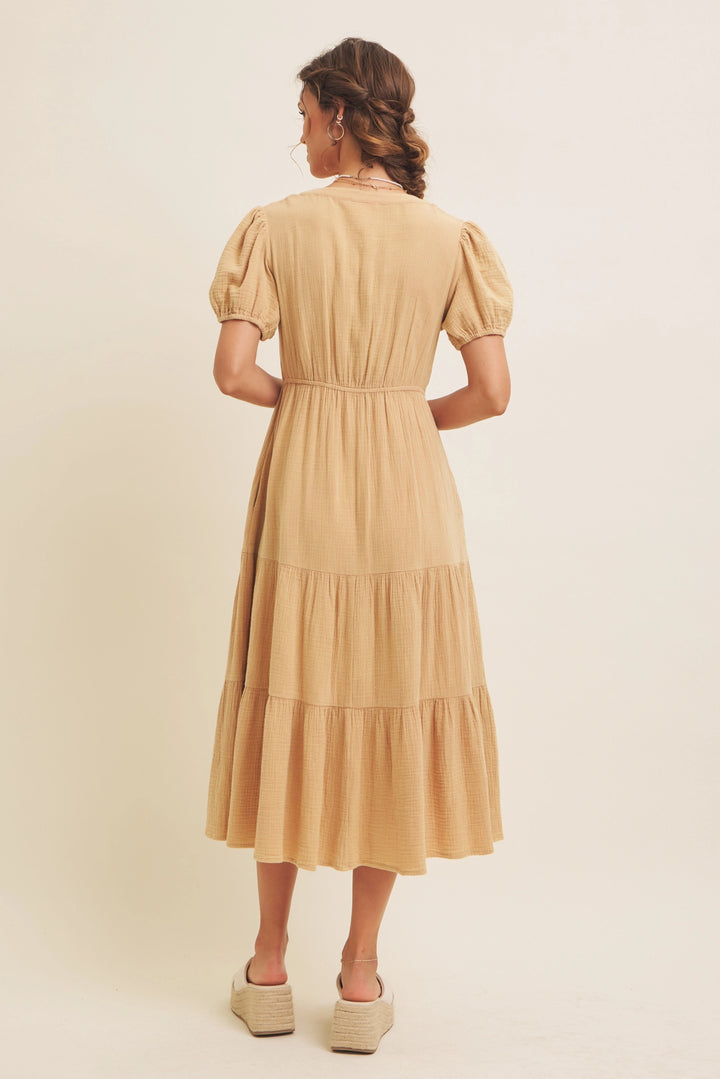Marina Dress - Antique Tan