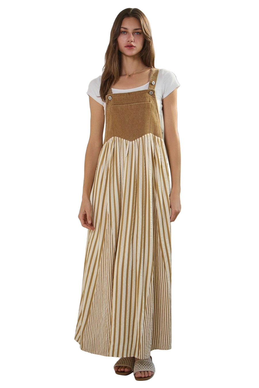 Reilly Dress - Washed Taupe