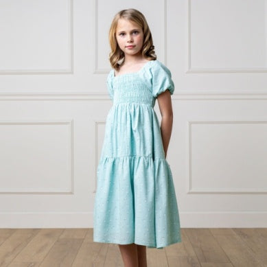 Tea Room Floral Dress - Girls