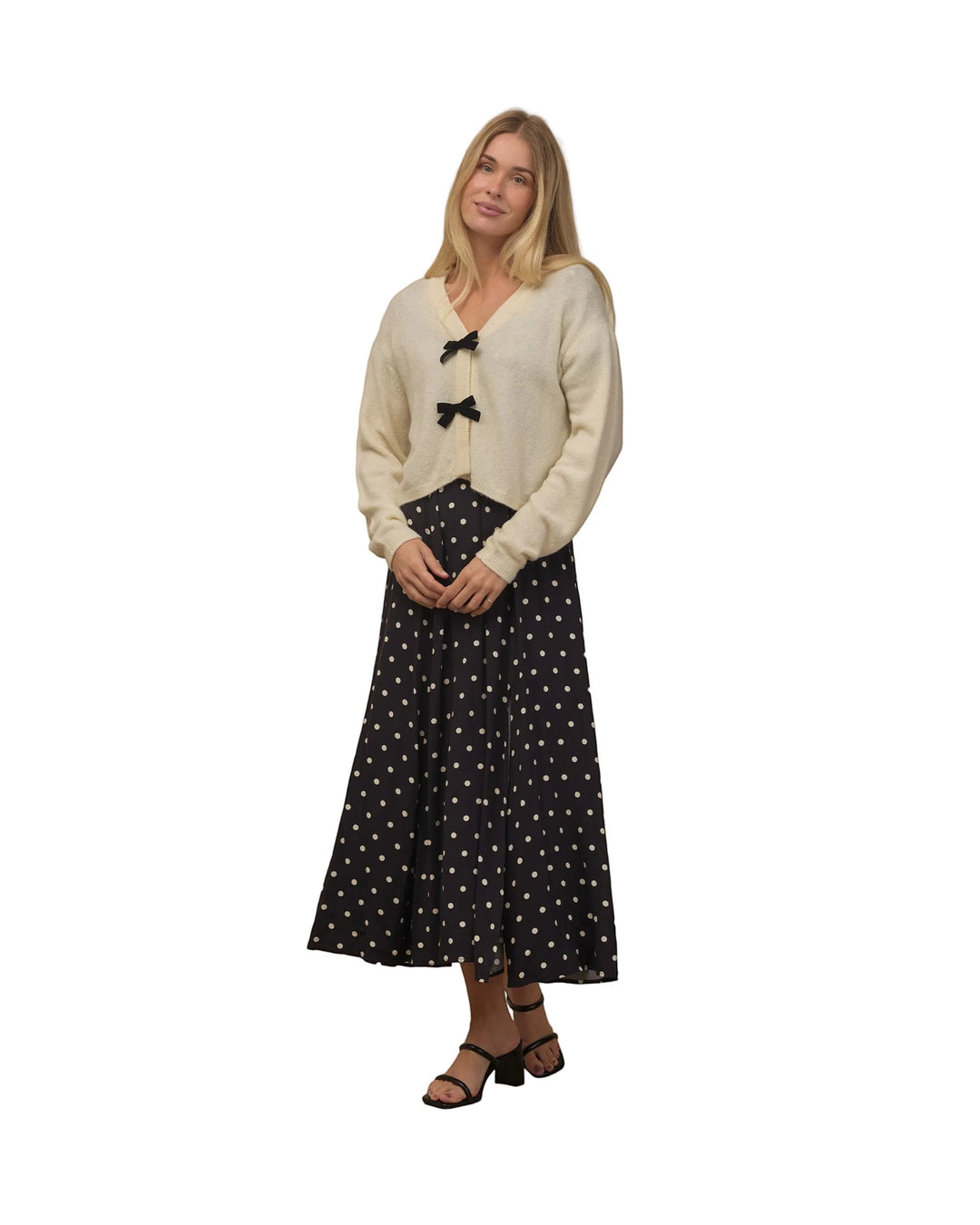 Bow Cardigan Women's - Ivory