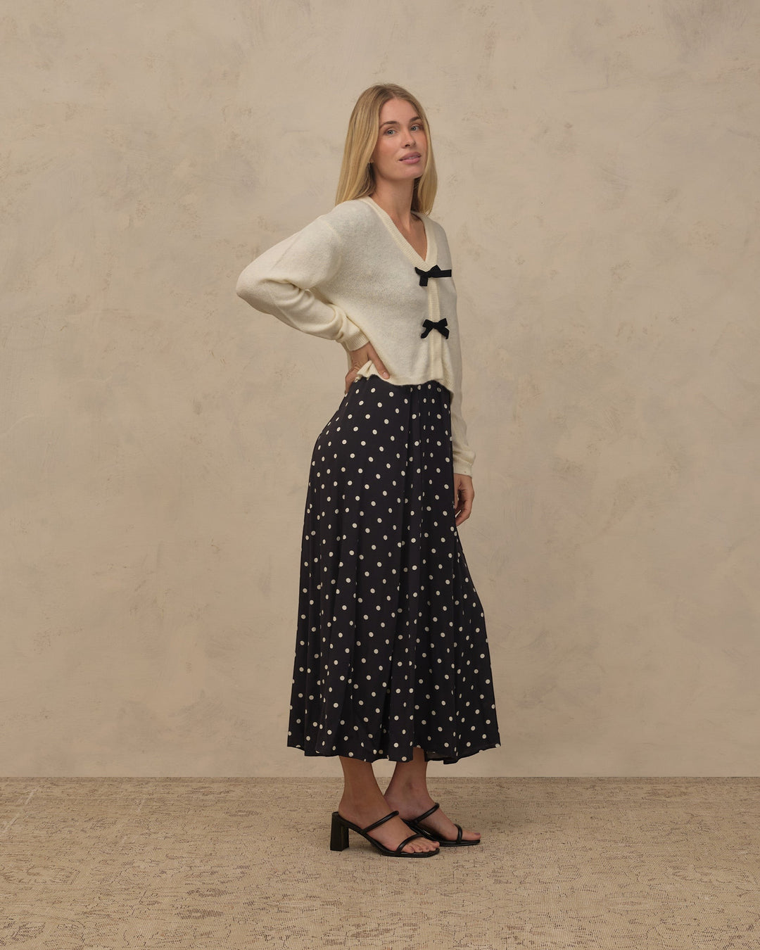Bow Cardigan Women's - Ivory