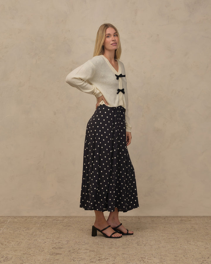 Bow Cardigan Women's - Ivory