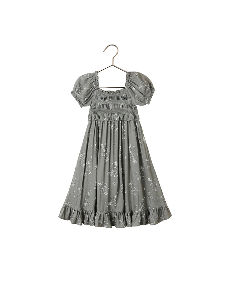 Maggie Dress - Eucalyptus French Floral
