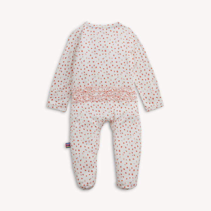 Apple Blossom Ruffle Footie