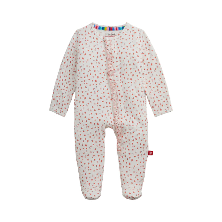 Apple Blossom Ruffle Footie