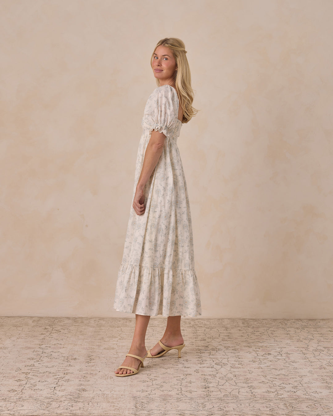 Chloe Dress - Mist English Rose