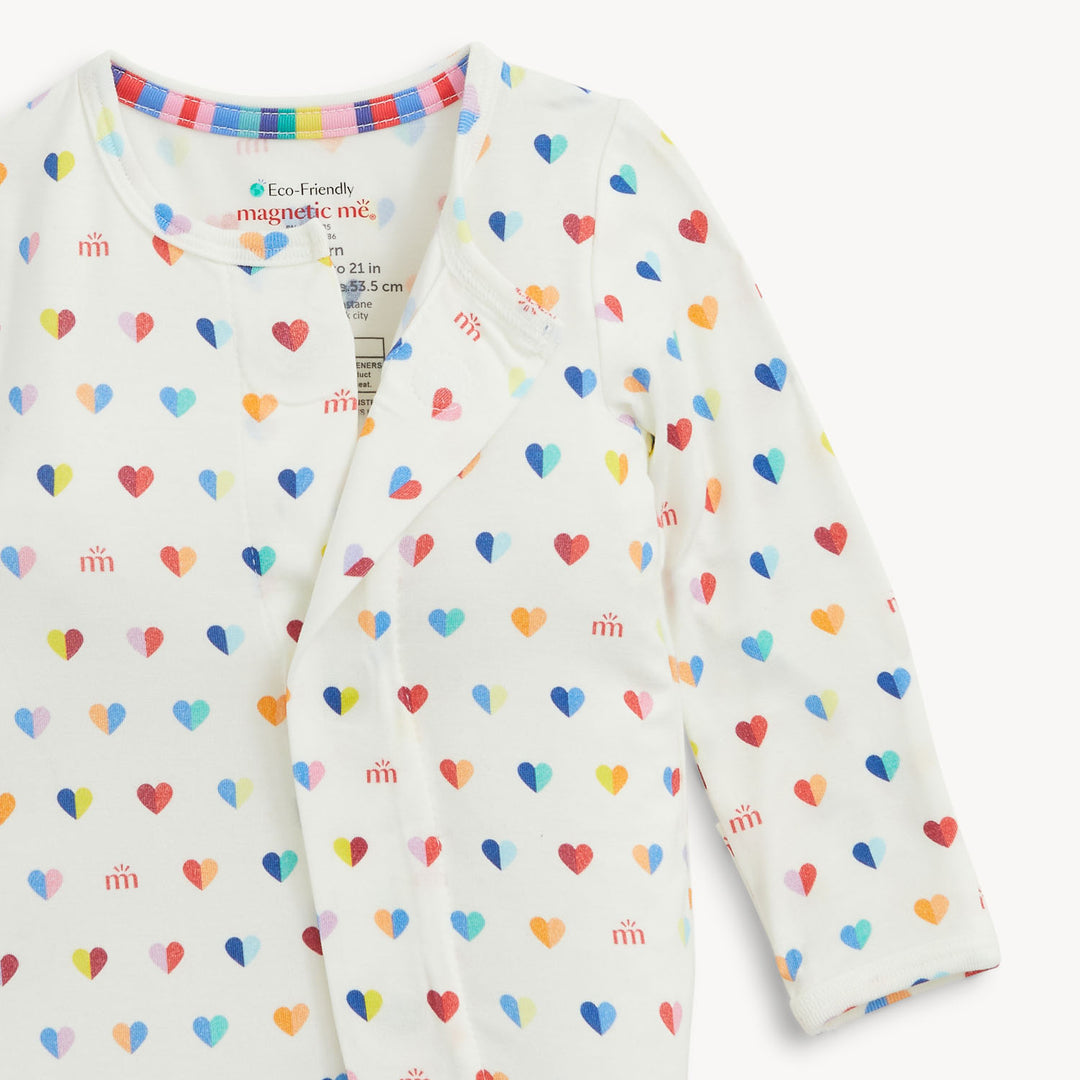 Branded Heart Footie