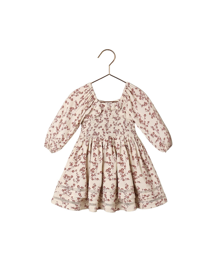 Elodie Dress - Floral Toile