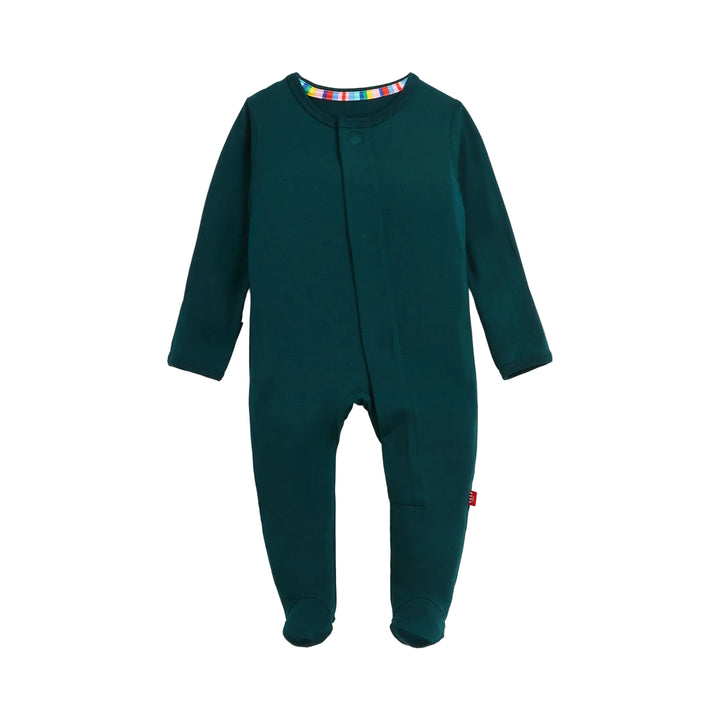 Green Solid Footie
