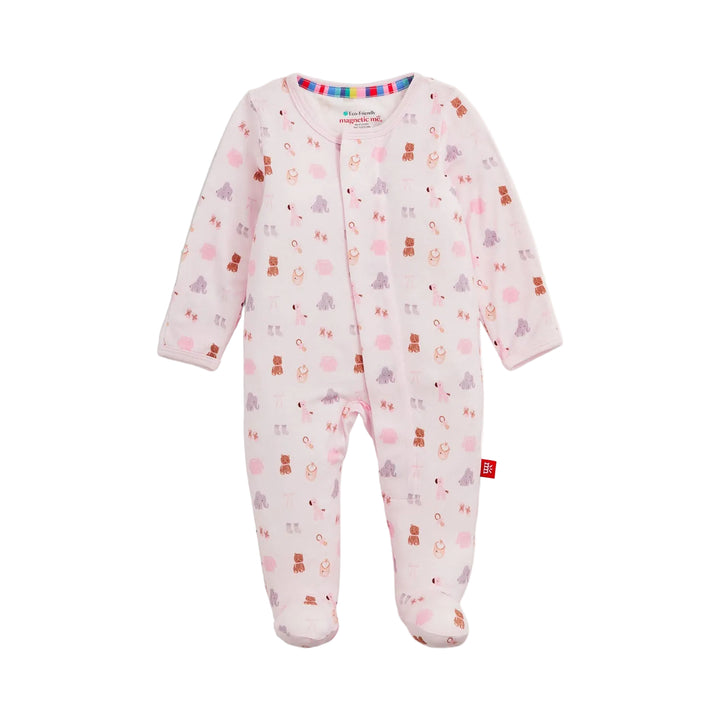 Nursery Nostalgia Pink Footie