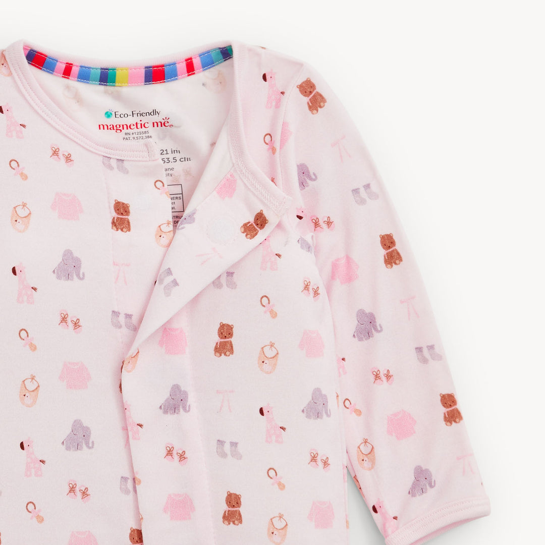 Nursery Nostalgia Pink Footie