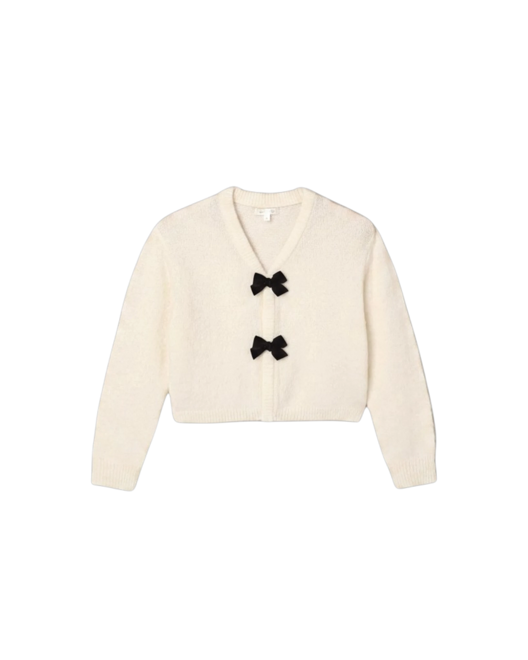 Bow Cardigan - Ivory
