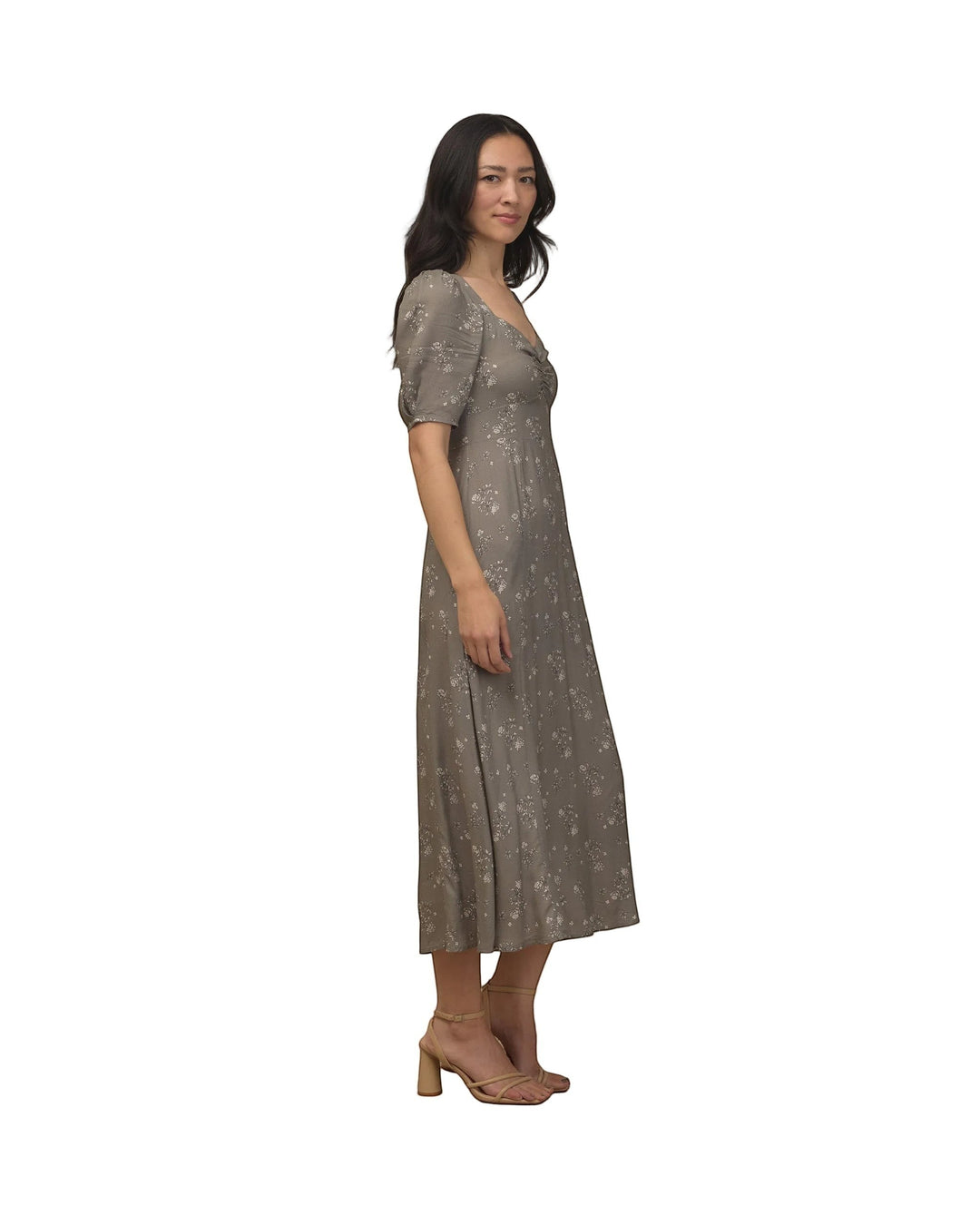 Violet Dress - Eucalyptus French Floral