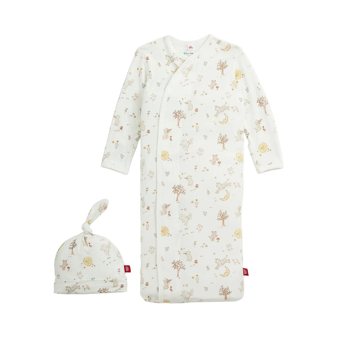 Bedtime Rhymes Gown & Hat Set