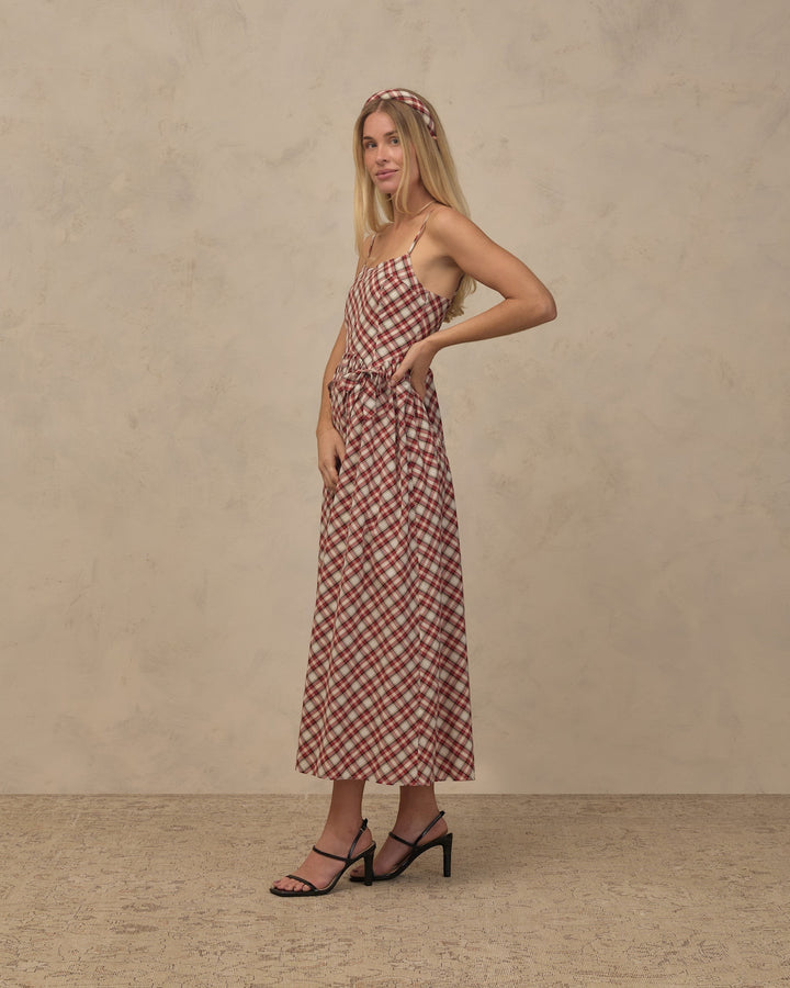Beatrice Dress - Holiday Tartan