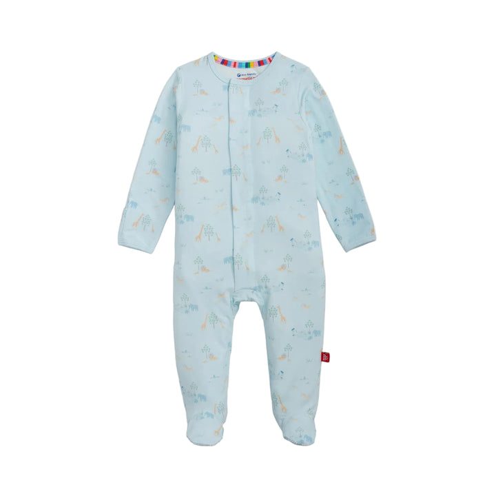 Blue Serene Safari Footie