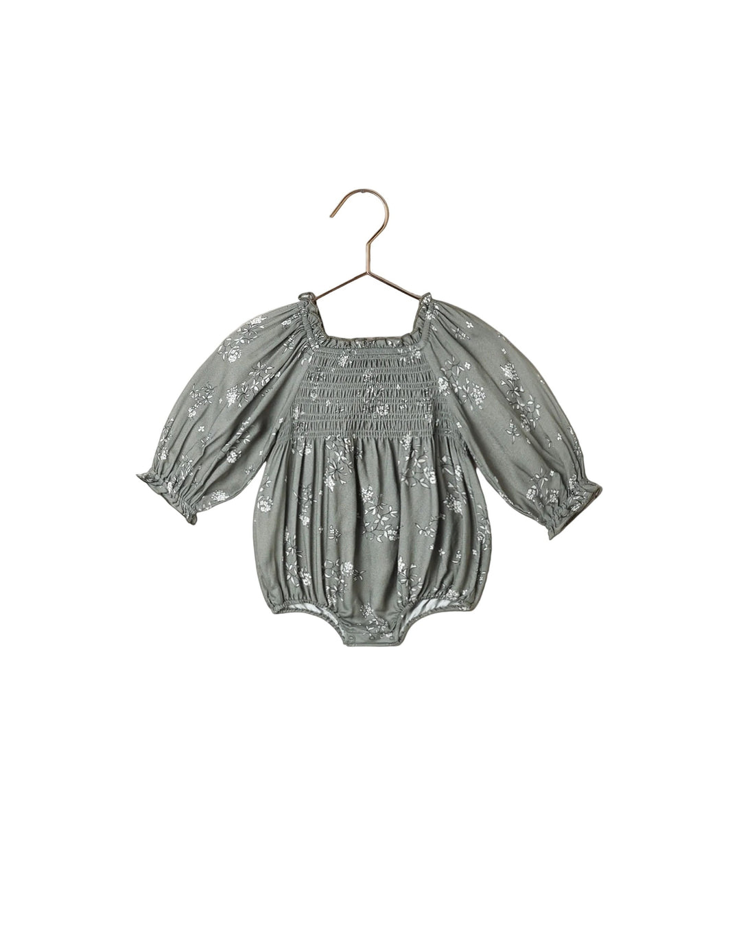 Autumn Romper - Eucalyptus French Floral