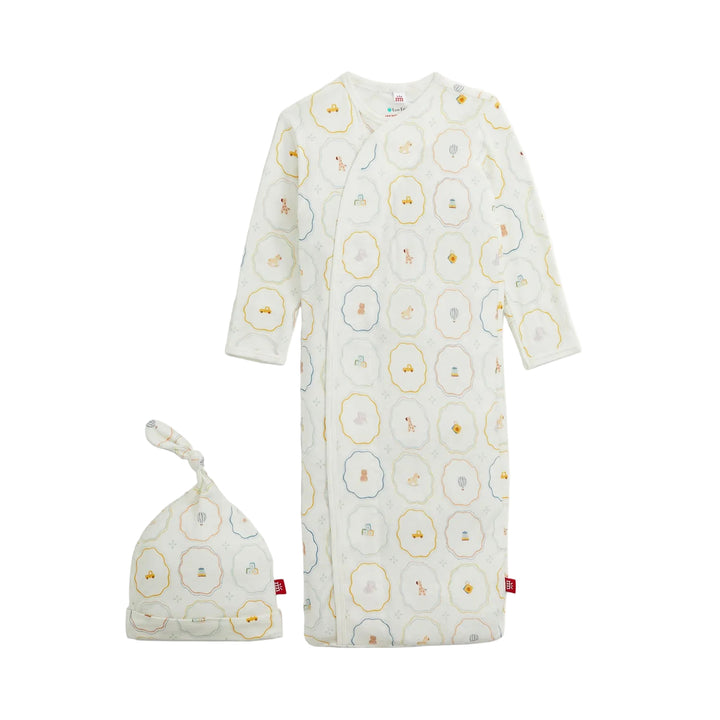 Nursery Magic Gown & Hat Set