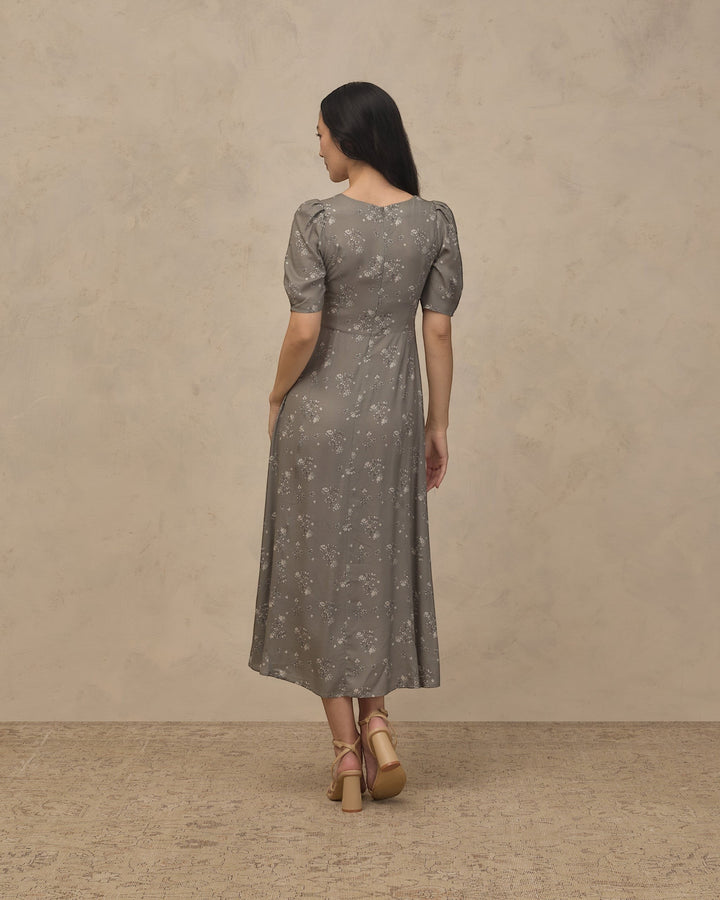 Violet Dress - Eucalyptus French Floral