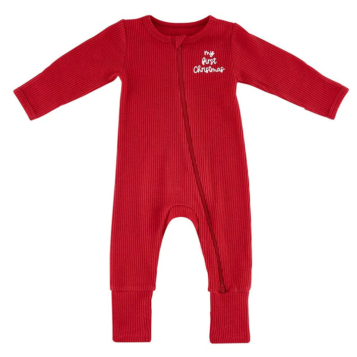 Cozy Romper - My 1st Christmas