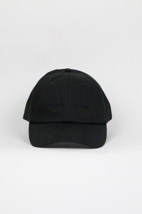 Boy Mama Baseball Hat - Black