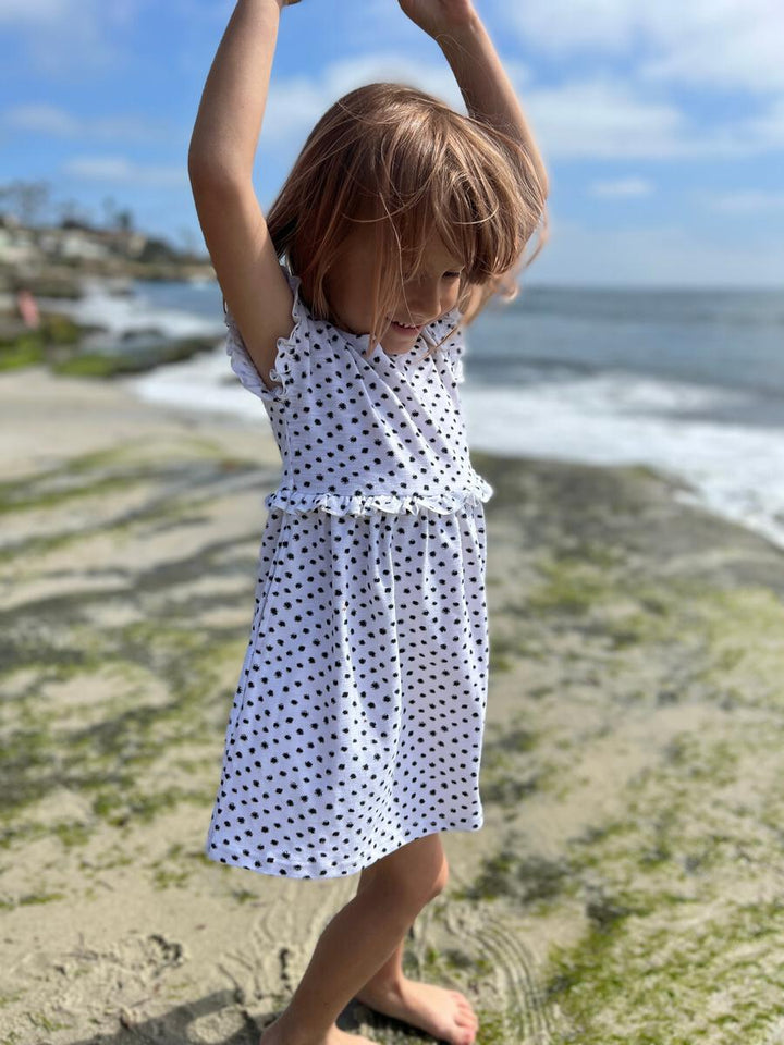Gemma Dress - Black/White