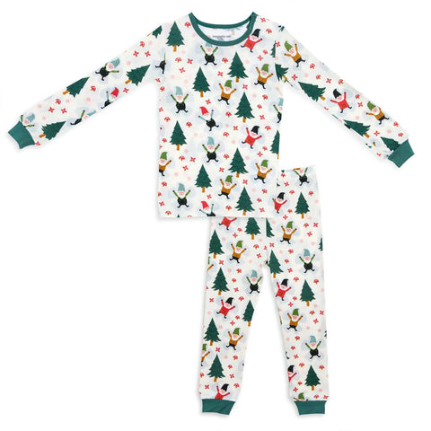 Gnome For Holiday Modal Magnetic Pajama Set