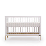 Chicago 3-in-1 Convertible Crib - White/Gold