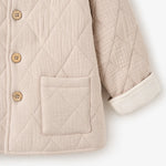 Taupe Muslin Quilted Jacket