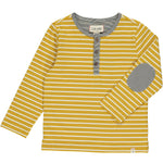 Mascot Henley Mustard Stripe