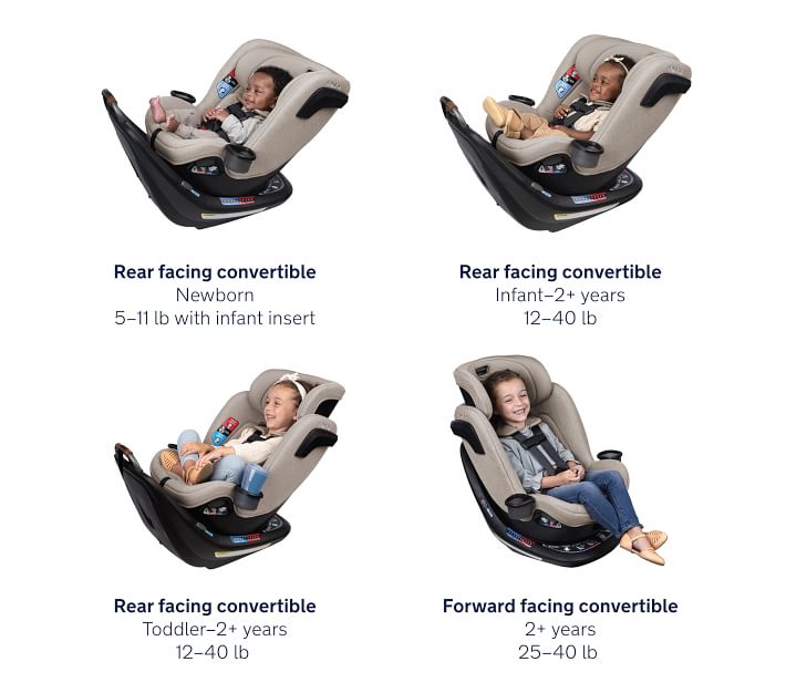 REVV Rotating Convertible Car Seat