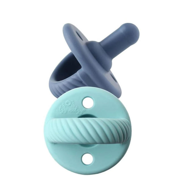 Sweetie Soother™ - Robin's Egg & Navy Cables
