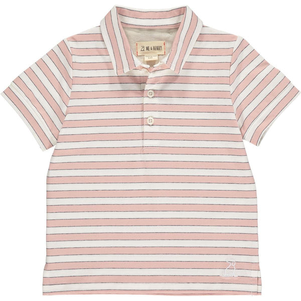 Flagstaff Polo - Dad Pink/White