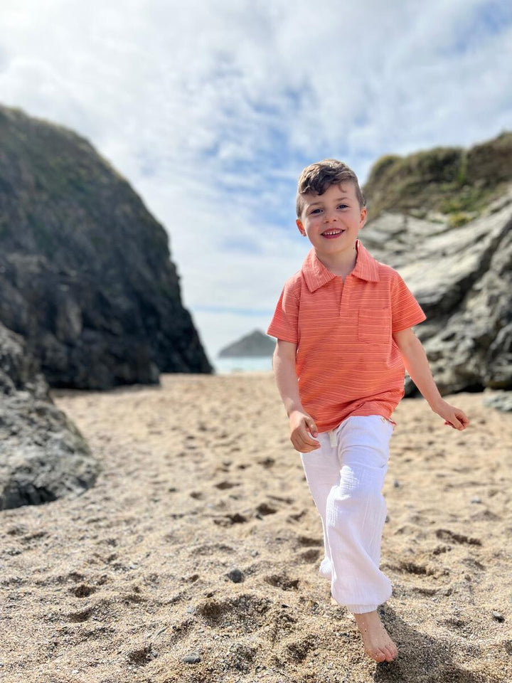 Admiral Polo - Orange/Coral