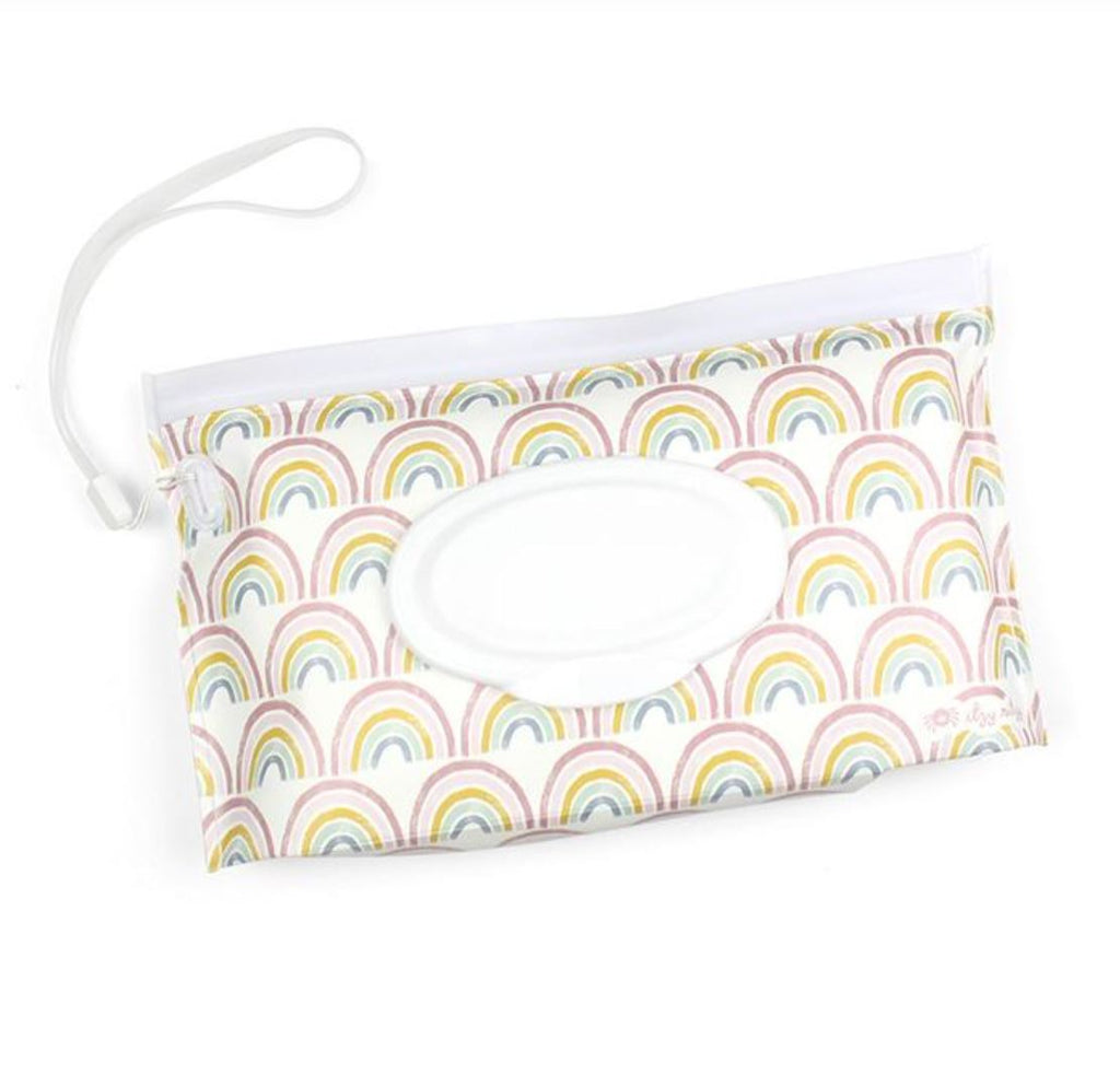 Rainbow Reusable Wipe Case Mom & Me Boutique