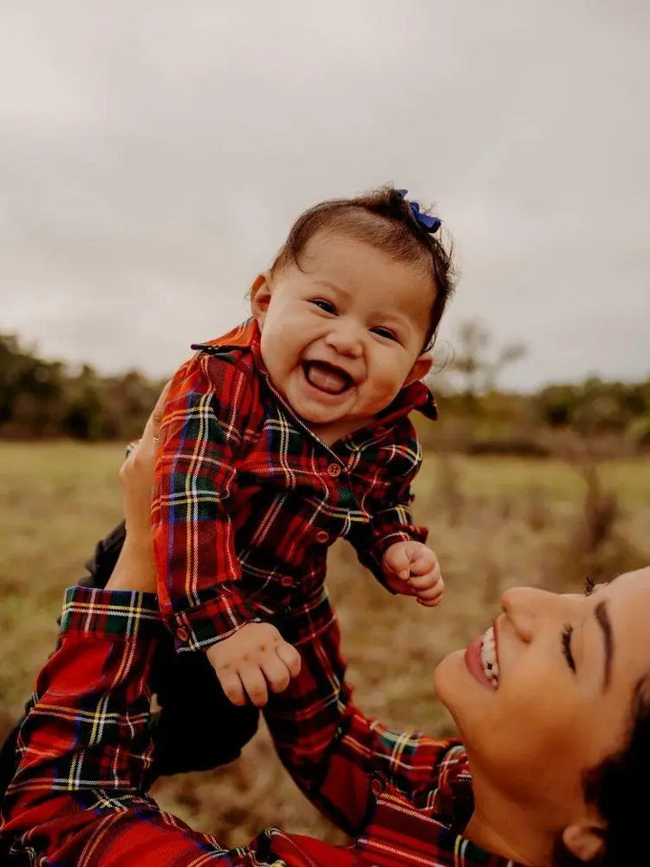 Mini Red Plaid Shirt