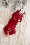 Santa Baby Jumpsuit & Hat Set
